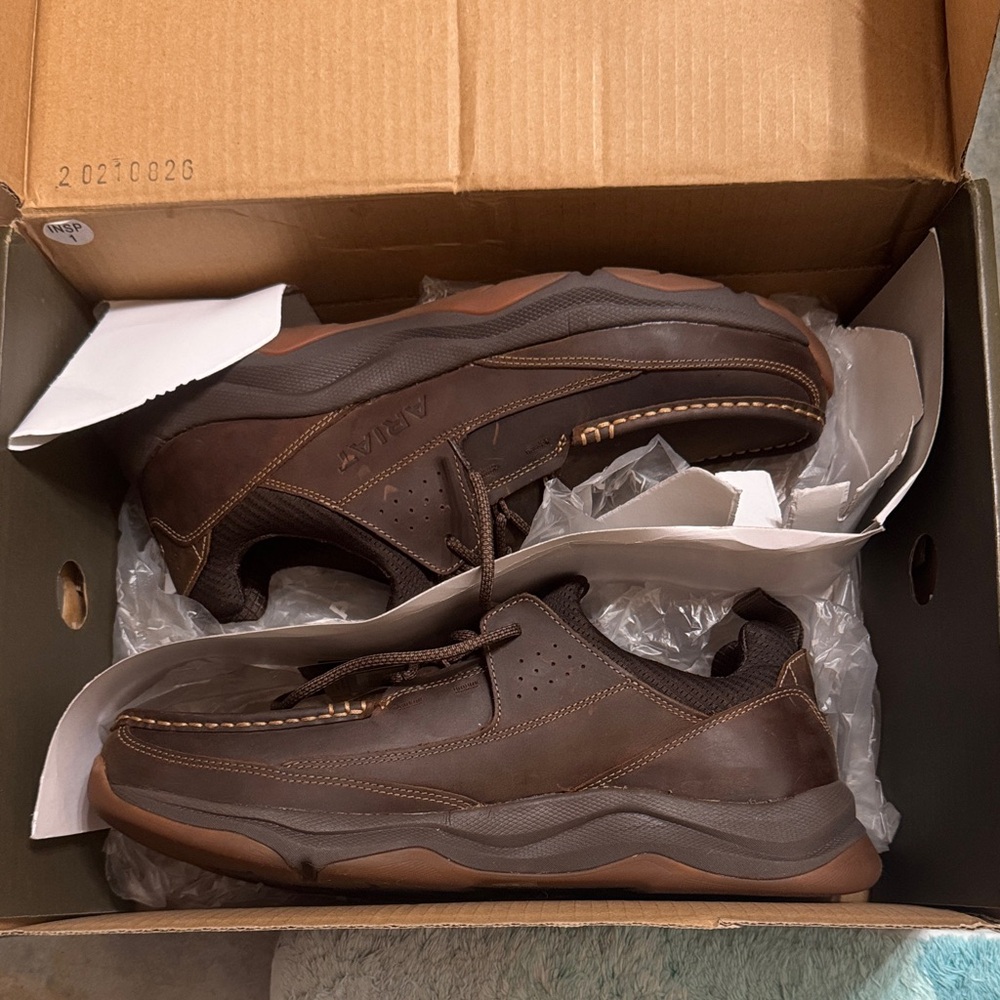 Ariat Men's Brown Leather Sneakers